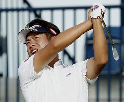Japan's Ikeda ties for 12th in British Open 1st round