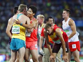 Olympics: Scenes from athletics on Day 14