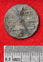 Ancient Roman coins unearthed in castle ruins in Okinawa