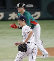 Japan, Mexico play in baseball friendly game in Tokyo