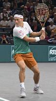 Tennis: Nishikori at Paris Masters