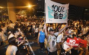 H.K. march against extradition bill