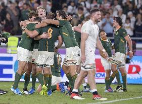 Rugby World Cup in Japan: England v South Africa