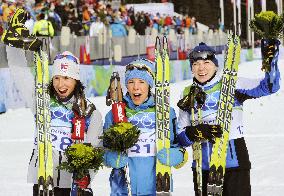 Sweden's Kalla claims women's cross-country 10km gold
