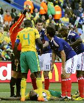 S.Africa beat France but go out at World Cup