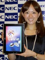 NEC's LaVie Touch tablet computer