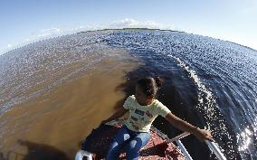 Manaus, big city in middle of Amazon rainforest