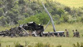 U.S. military helicopter accident in Okinawa