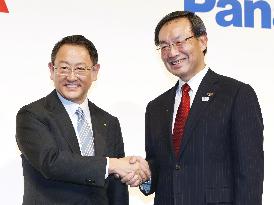 Toyota Motor, Panasonic presidents