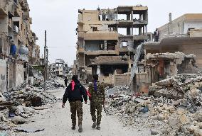 War-torn city Raqqa