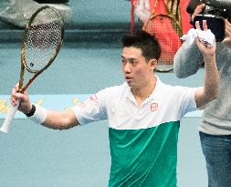 Tennis: Nishikori at Erste Bank Open