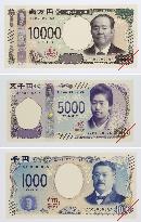New Japanese banknotes