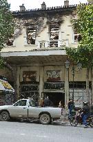 Historic building damaged in Athens