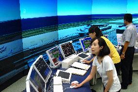 Panoramic simulator at Haneda airport