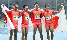 Olympics: Japan wins 4x100 relay silver