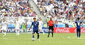 Football: Japan vs Poland at World Cup