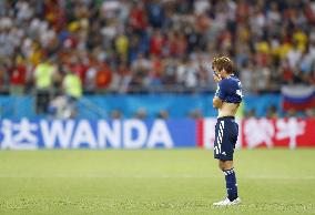 Football: Japan vs Belgium at World Cup