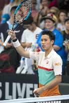 Tennis: Nishikori at Brisbane Int'l