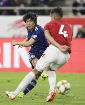 Football: Japan vs Bolivia