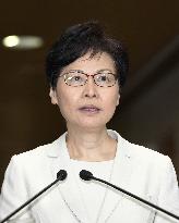 Hong Kong leader Carrie Lam