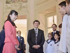 Japan's Princess Kako visits Austria+