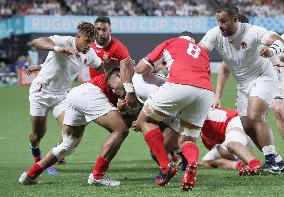 Rugby World Cup in Japan: England v Tonga