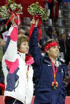 American Ohno wins gold in men's 500 meters