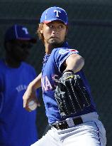 Darvish in spring training