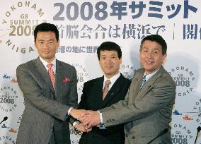 Niigata, Yokohama hope to co-host 2008 G-8 summit