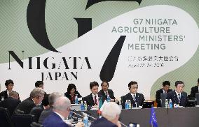 G-7 farm ministers start talks on ensuring stable food supply