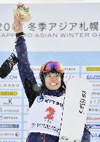 Asian Games: Japan's Yanetani wins 1st gold of games in women's snowboarding