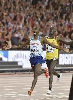 Farah wins men's 10,000-meter