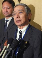 BOJ chief upbeat on global growth, but cites U.S., geopolitical risks