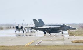 FA-18 fighters in Japan