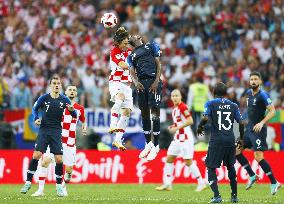 Football: France vs Croatia at World Cup