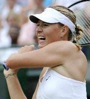 Sharapova beats Barbora Zahlavova-Strycova at Wimbledon