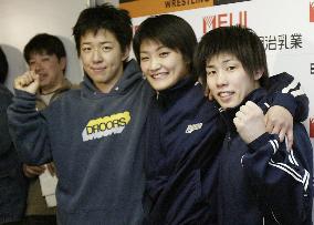 Hamaguchi, Icho, Yoshida book Athens wrestling spots