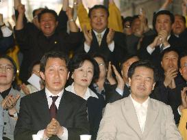 (2)Vote counting of S. Korea's parliamentary election