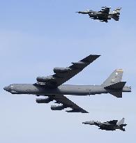 U.S. B-52 bomber flies over S. Korea in show of force
