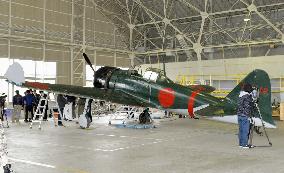 Reconstructed Zero fighter to carry out test flight