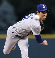 Baseball: Maeda gets 10th win as Dodgers beat Rockies
