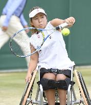 Tennis: Japan's Kamiji advances to Wimbledon semifinals