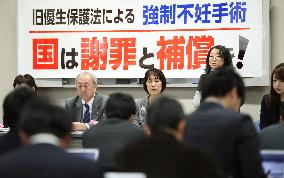 Woman sues Japan gov't over forced sterilization under eugenics law