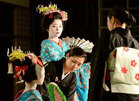 Geisha dance festival in Kyoto