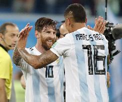 Football: Nigeria vs Argentina at World Cup