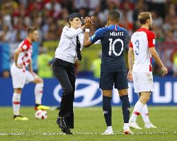 Football: Pitch-invasion protest at World Cup final
