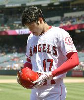 Baseball: Angels' Ohtani