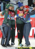 Ski jumping: Women's team event at Nordic worlds