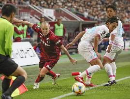 Football: Vissel Kobe-Sagan Tosu in J-League