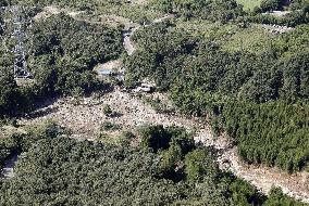 Aftermath of Typhoon Hagibis in Japan